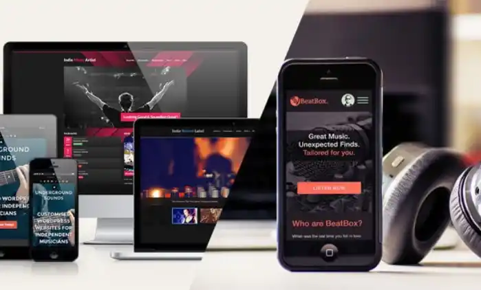 طراحی سایت موسیقی: راهنمای جامع 2025 + هزینه و نمونه کار