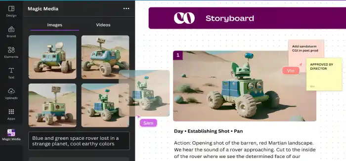 ساخت عکس با هوش مصنوعی : کانوا (Canva AI Image Generator)