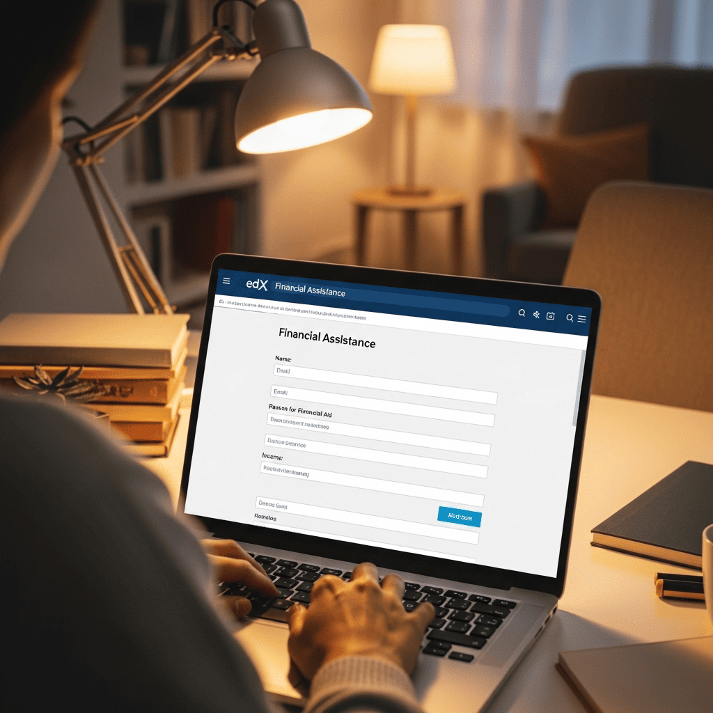 نحوه پر کردن فرم کمک مالی edX برای دریافت سرتیفیکیت