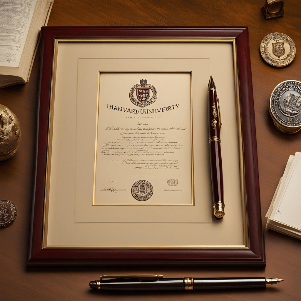 سرتیفیکیت هاروارد