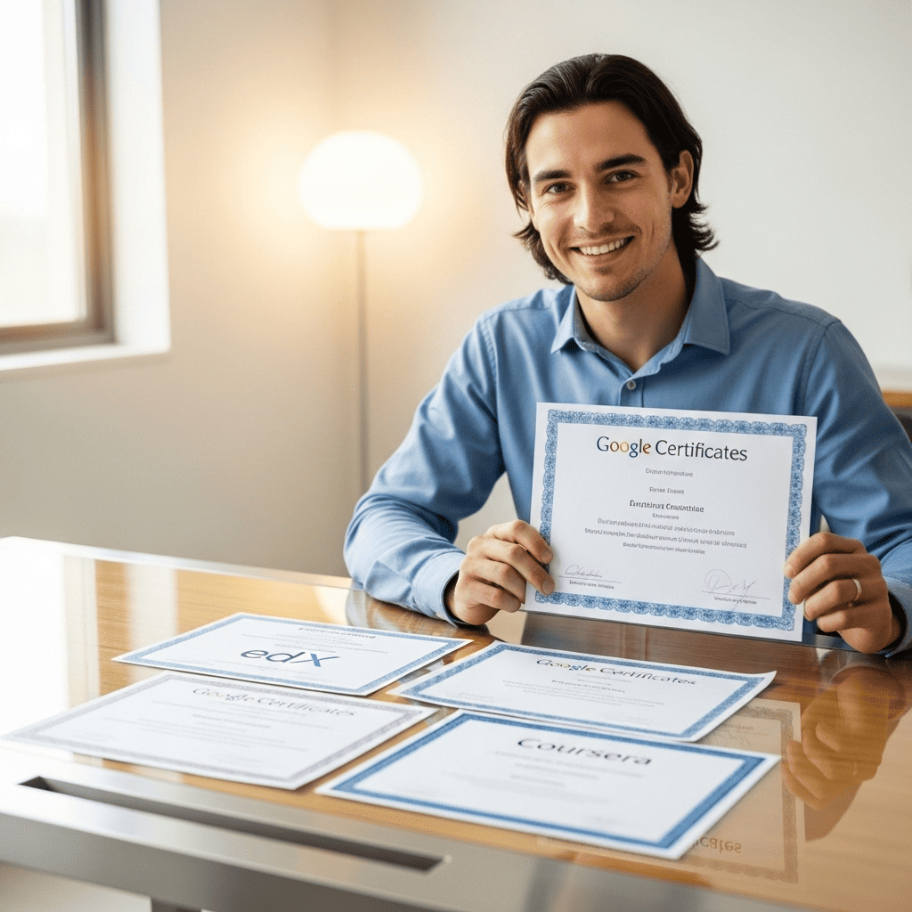 مسیر موفقیت شغلی با دریافت سرتیفیکیت رایگان و معتبر از سایت‌های آموزشی