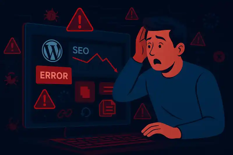 اشتباه سئو در بهینه سازی سرعت سایت وردپرسی