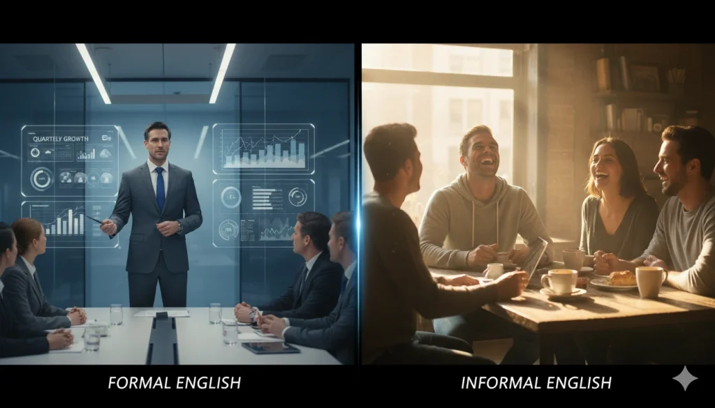 تفاوت رسمی و محاوره